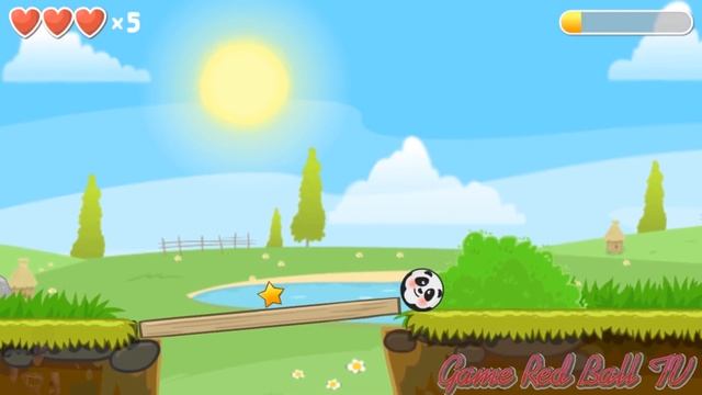 Red Ball 4: Panda ball Gameplay Walkthrough (Level 1 - 15) - 1st Bosses (iOS, Android) смотреть онлайн