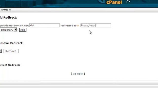 How to create an URL redirect in cPanel смотреть онлайн