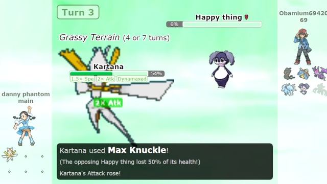 SWORDS DANCE KARTANA pokemon showdown SWEEP смотреть онлайн