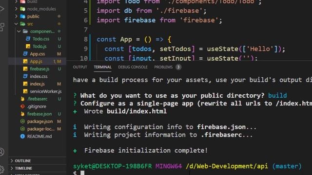 Build a TO-DO App Using React with Firebase[#part-5] смотреть онлайн