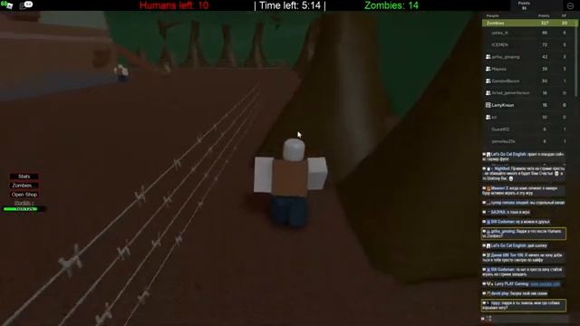 Humans vs Zombies V2.3.4 - Создатель ЗОНА 51 - СТРИМ - роблокс смотреть онлайн