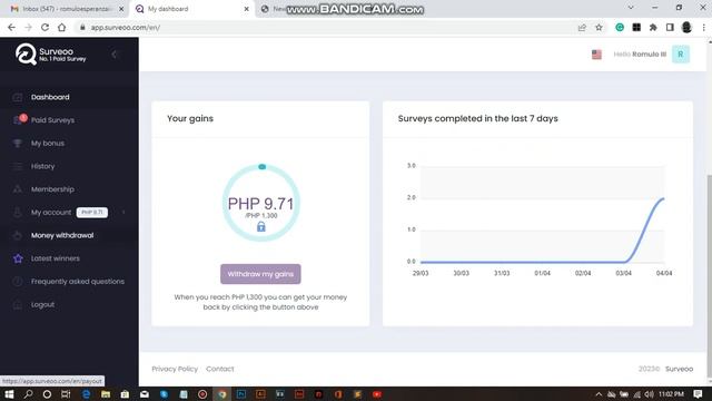 How to earn Php 1,300 on SURVEOO(No.1 Paid Survey in Whole World) just by answering 5+ mins surveys смотреть онлайн