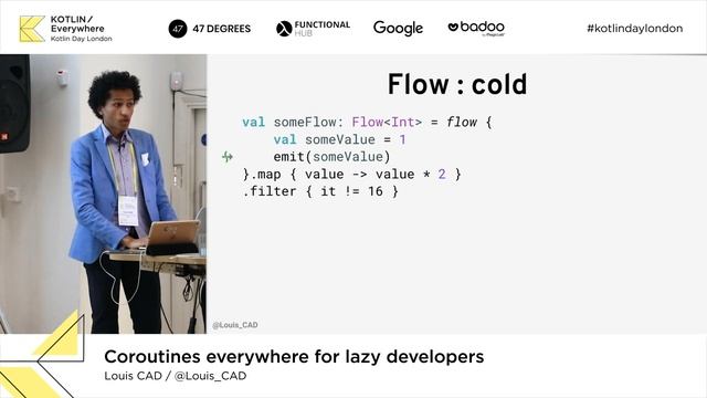 Coroutines everywhere for lazy developers - Louis CAD at Kotlin Day 2019 смотреть онлайн