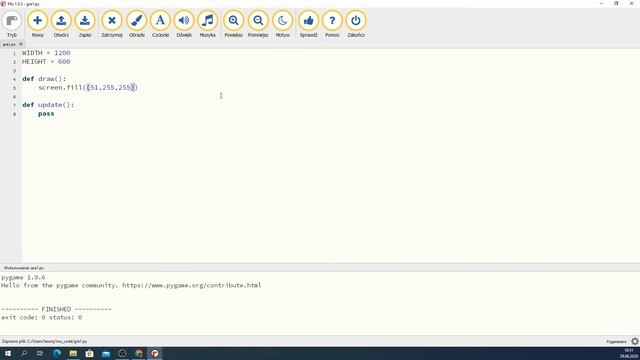 Piszemy grę w Pygame Zero - wstęp смотреть онлайн