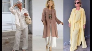 МОДНЫЕ БРЮКИ БОХО ДЛЯ ЖЕНЩИН 50+60+70+💕 ДЛЯ РАЗНОЙ ФИГУРЫ 2024💕