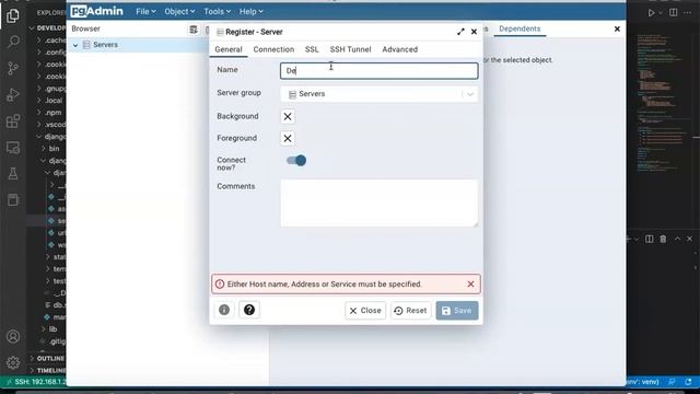 Connect to the Database - PostGreSQL (How Django connects to the PostgreSQL database) смотреть онлайн