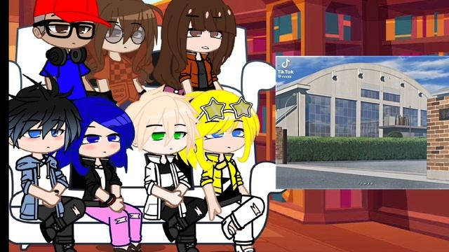 Реакция Леди Баг и Супер Кот на будущего парня Луки как Кенма Козуме(1/1)