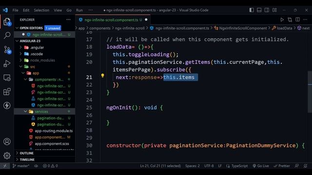Angular infinite scroll смотреть онлайн