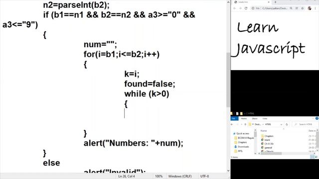 Learn Javascript: Numbers containing search digit смотреть онлайн