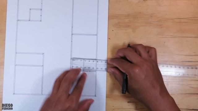 Dibuja Planos de Casas 1/5 - Casa de 1 piso 10m x 12m Escala 1:50 смотреть онлайн