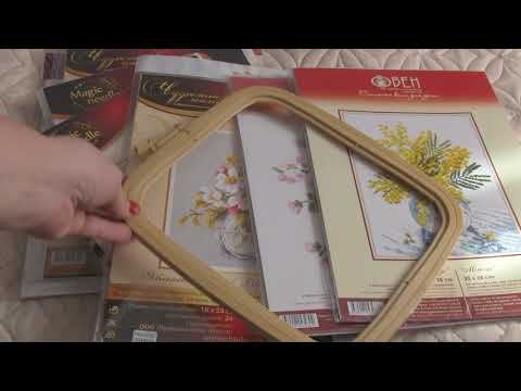 Вышивальные покупки, наборы для вышивки крестом смотреть онлайн