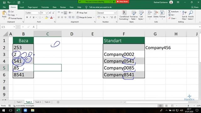 Excel Praktiki tapşırıqlar , Modul#2 - Cavab#2 | Excel practise | Excel pratiği | Практика в Excel смотреть онлайн