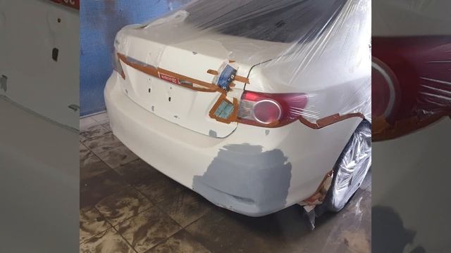 покраска Toyota Corolla kraskalandi смотреть онлайн