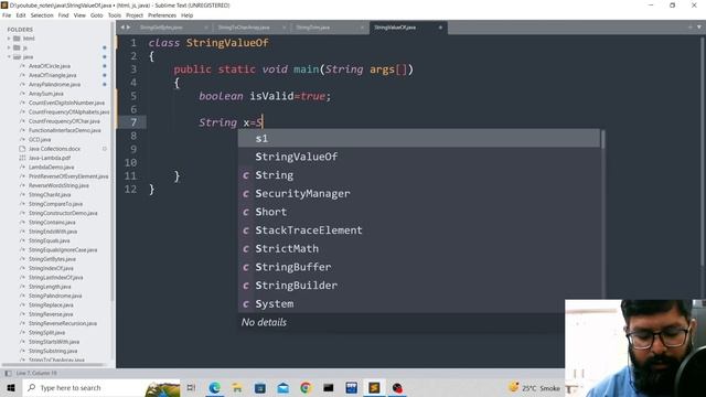 valueOf method of String class in java in hindi смотреть онлайн