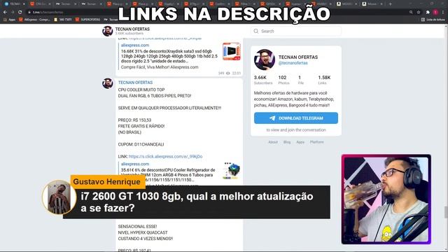 ? CORRE!!! CUPONS VOLTARAM! PROMOÇÃO DO 11.11 ALIEXPRESS! PLACA DE VIDEO, KIT XEON E RYZEN смотреть онлайн