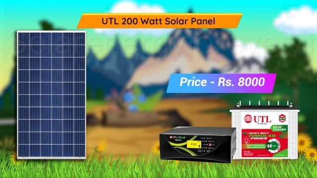 UTL सोलर पैनल की कीमत | UTL Solar Panel Price List 2023 | Best Solar Panel For Home смотреть онлайн