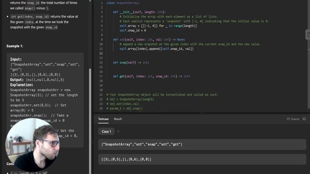Snapshot Array in Python | Explained and Coded | LeetCode Daily Challenge - 1146 смотреть онлайн