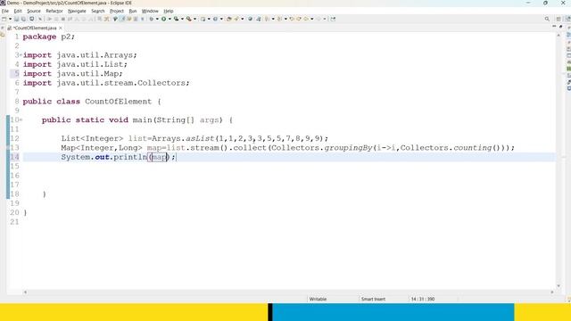 How to find Count of elements and duplicate Count of Element using stream ? смотреть онлайн