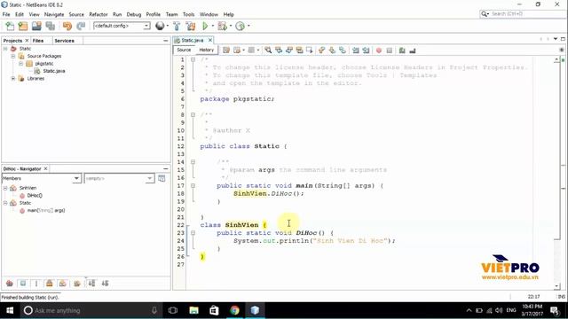 JAVA 45 - TỪ KHÓA STATIC смотреть онлайн