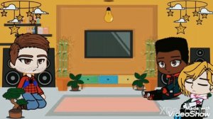 spider man: into the spider verse react to spider man(Tobey and Andrew)//full version//gacha club