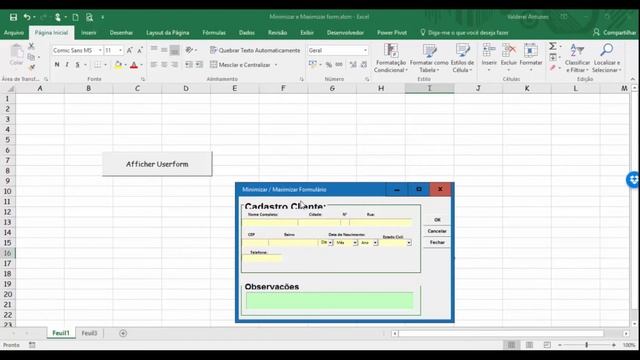 Maximizar Minimizar Redimensionar Userform Excel e VBA - Vídeo 13 смотреть онлайн