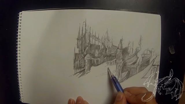Hogwarts Art/ Рисуем вместе: Хогвартс смотреть онлайн