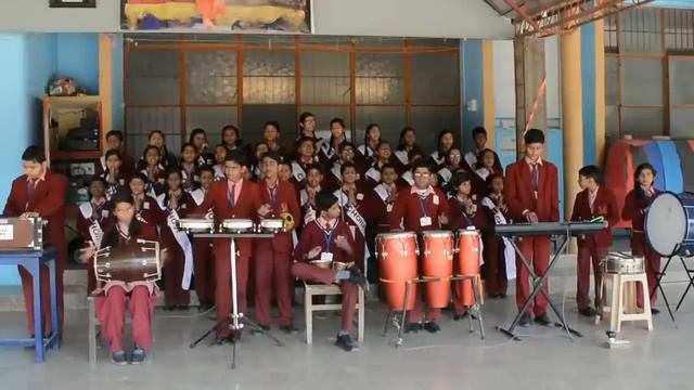 Hanuman Chalisa Morning Assembly Full Version - School Chorus - Hanuman Chalisa Student Song смотреть онлайн