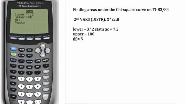 Calculating Chi Square Upper Tail Area (TI-83 & TI-84) смотреть онлайн