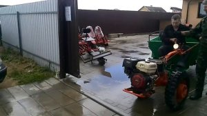 Мотоблок МТЗ 05 с электростартером и фарой