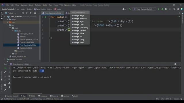 Kotlin Tutorial 057|| Type casting || Type casting in programming смотреть онлайн