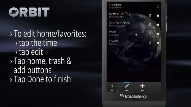 Orbit for BB10 demo смотреть онлайн