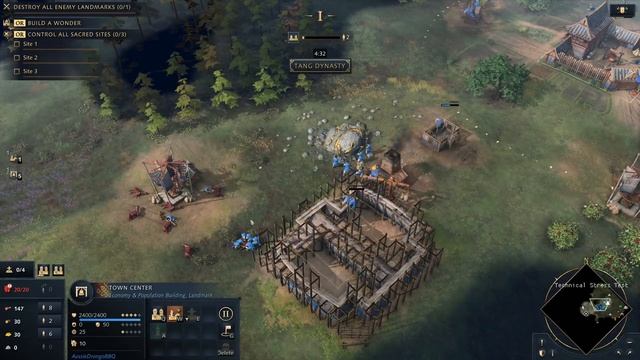 Age of Empires 4 - Chinese Fast Castle Build Order смотреть онлайн