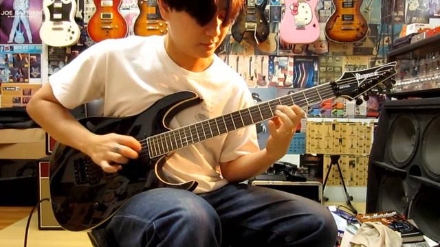 Ibanez Mtm2 Mick Thomson Signature Guitar Drive Sound смотреть онлайн