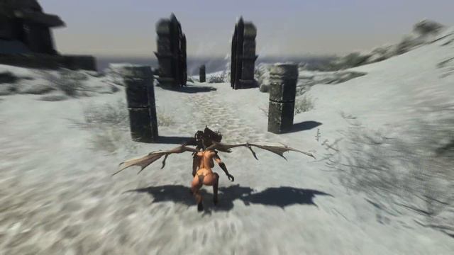 Skyrim Mod: Real Flying (with Gliding and Collisions) смотреть онлайн
