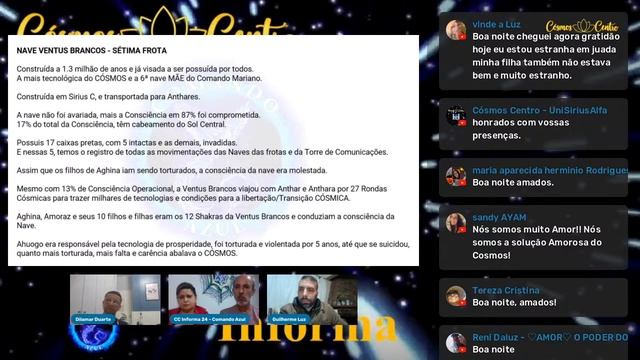 CC INFORMA 24 - COMANDO AZUL - LEITURA CAIXAS PRETAS NAVES ||