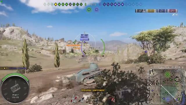 World of Tanks PS4 Renault FT смотреть онлайн