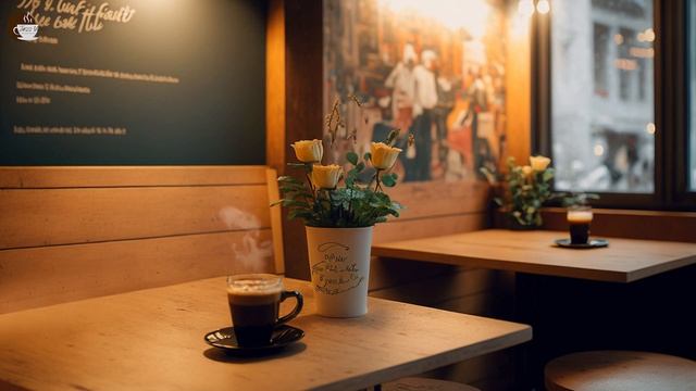 Зимний вечер в уютной кофейне ☕Мягкая джазовая музыка и босса-нова для хорошего настроения смотреть онлайн