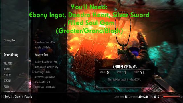 TES V : Skyrim How to Make Daedric Weapons + Armour Part 1 смотреть онлайн