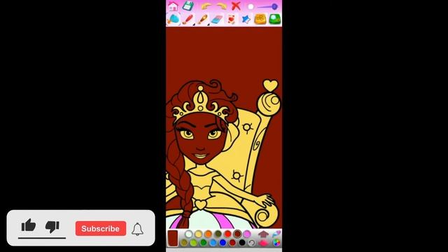 2X - Coloring princesses, unicorns, castles and more | Games for Kids | Princess Coloring [GAMEPLAY смотреть онлайн