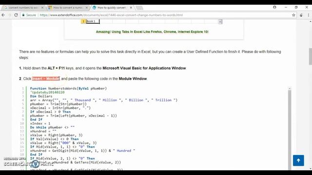 how to convert number to word in excel TAMIL смотреть онлайн