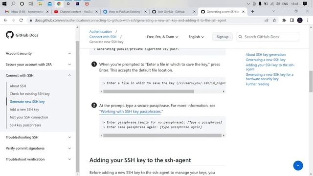 GitHub Account Creation | SSH Key Configuration смотреть онлайн