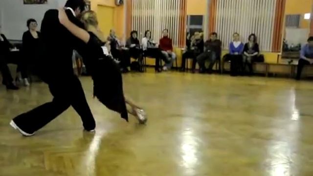 Jose Vazquez and Anna Yarigo dancing milonga at Grand Milonga смотреть онлайн
