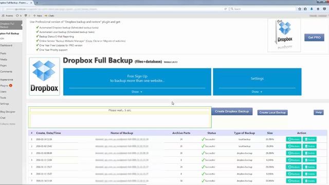 Free Dropbox Backup Restore. Backup & Restore Dropbox WP plugin смотреть онлайн