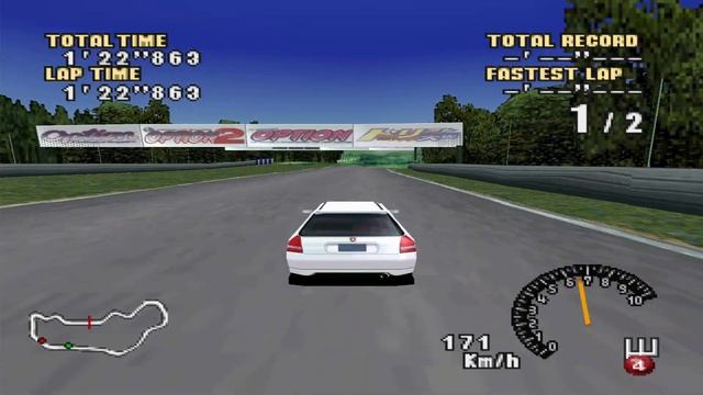 Клон Gran Turismo? Обзор и геймплей OPTION TUNING CAR BATTLE SPEC R (PS1) смотреть онлайн