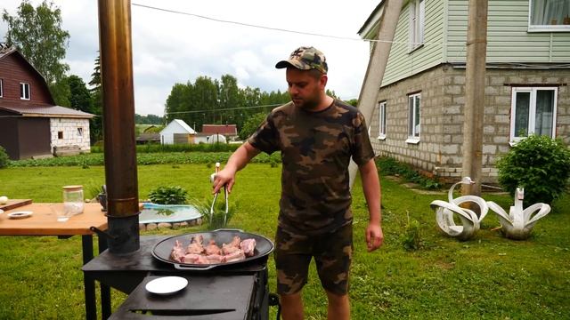 САДЖ КЕБАБ. ТЕЛЯТИНА С КАРТОФЕЛЕМ НА САДЖЕ смотреть онлайн