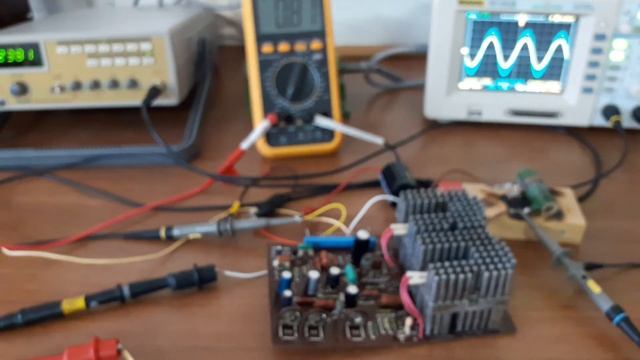 Старые платы УМЗЧ Орбита-107С. Тест, проверка работоспособности. смотреть онлайн