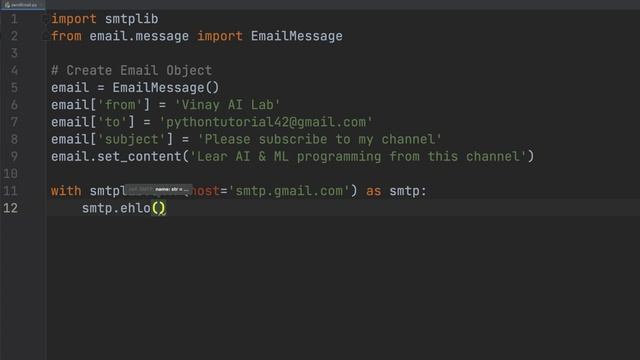 Send 1000's or 10000's of Emails Using Python | Python Tutorials for Beginners | AI & ML Programmin смотреть онлайн