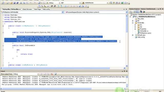 MVC : HttpHandler And HttpModuller Programs | How to Use HttpHandler And HttpModuller In MVC смотреть онлайн