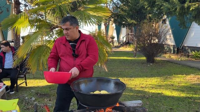 Утка в казане на костре - казан кебаб на природе. Рецепт утки смотреть онлайн
