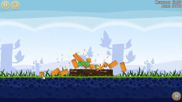 Angry Birds walkthrough level 1-16 смотреть онлайн